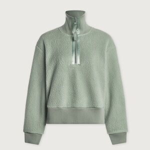 Roselle Half-Zip Fleece - Lily Pad